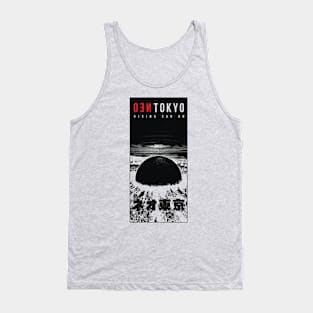 TOKYO Blast Rising Sun  |  ネオ東京 Japanese Vertical Design Tank Top